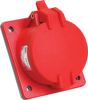 Розетка силовая встраиваемая IEK MAGNUM ССИ-425, 3Р+PЕ+N, 32 А, 400 В (6 ч), IP44
