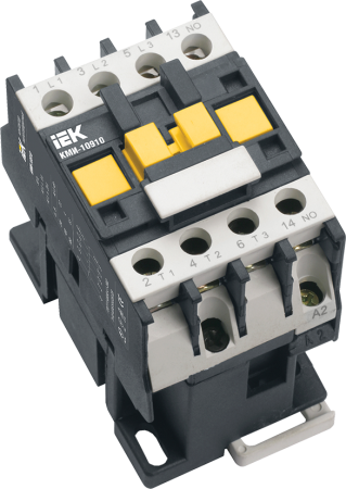 Контактор IEK КМИ-10910, 3Р, 9 А, 4 кВт, катушка 400 В AC, 1NO — фото, характеристики
