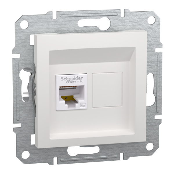 Розетка компьютерная Schneider Electric Asfora, RJ45, Cat. 5e, белый
