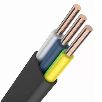 Кабель силовой ВВГнг, 3х1.5 мм², 1 кВ, ГОСТ, Harmony Cable
