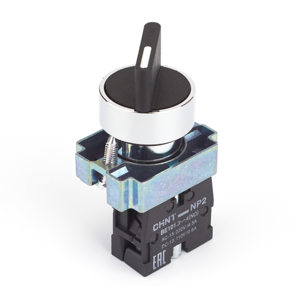 Переключатель CHINT NP2-BD21, 2-позиционный (I-O), 1NO, IP40