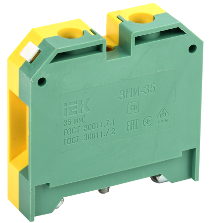 Зажим наборный ЗНИ-35PEN 35мм2 (JXB-земля) 600/440V AC/DC IEK — фото, характеристики