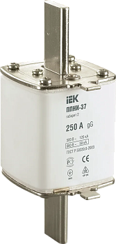 Плавкая вставка предохранителя IEK ППНИ-37, габарит 2, 250 А