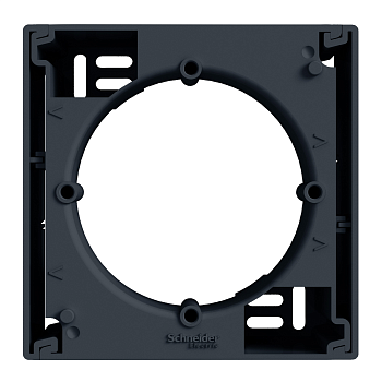 Коробка установочная 1-местная Schneider ASFORA, накладная, антрацит