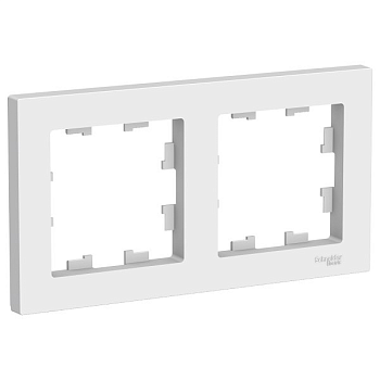 Рамка 2-местная AtlasDesign, белый