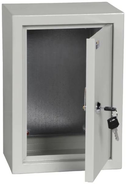 Корпус металлический IEK TITAN ЩМП-3.2.1-0 с монтажной панелью, 300х210х150 мм, УХЛ3, IP31 — фото, характеристики