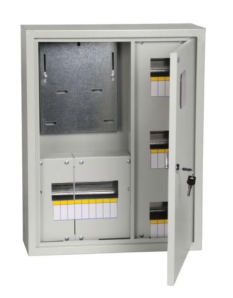Корпус щита учета IEK TITAN ЩУРн-3/18, 560х440х165 мм, навесной, IP31, УХЛ3 — фото, характеристики